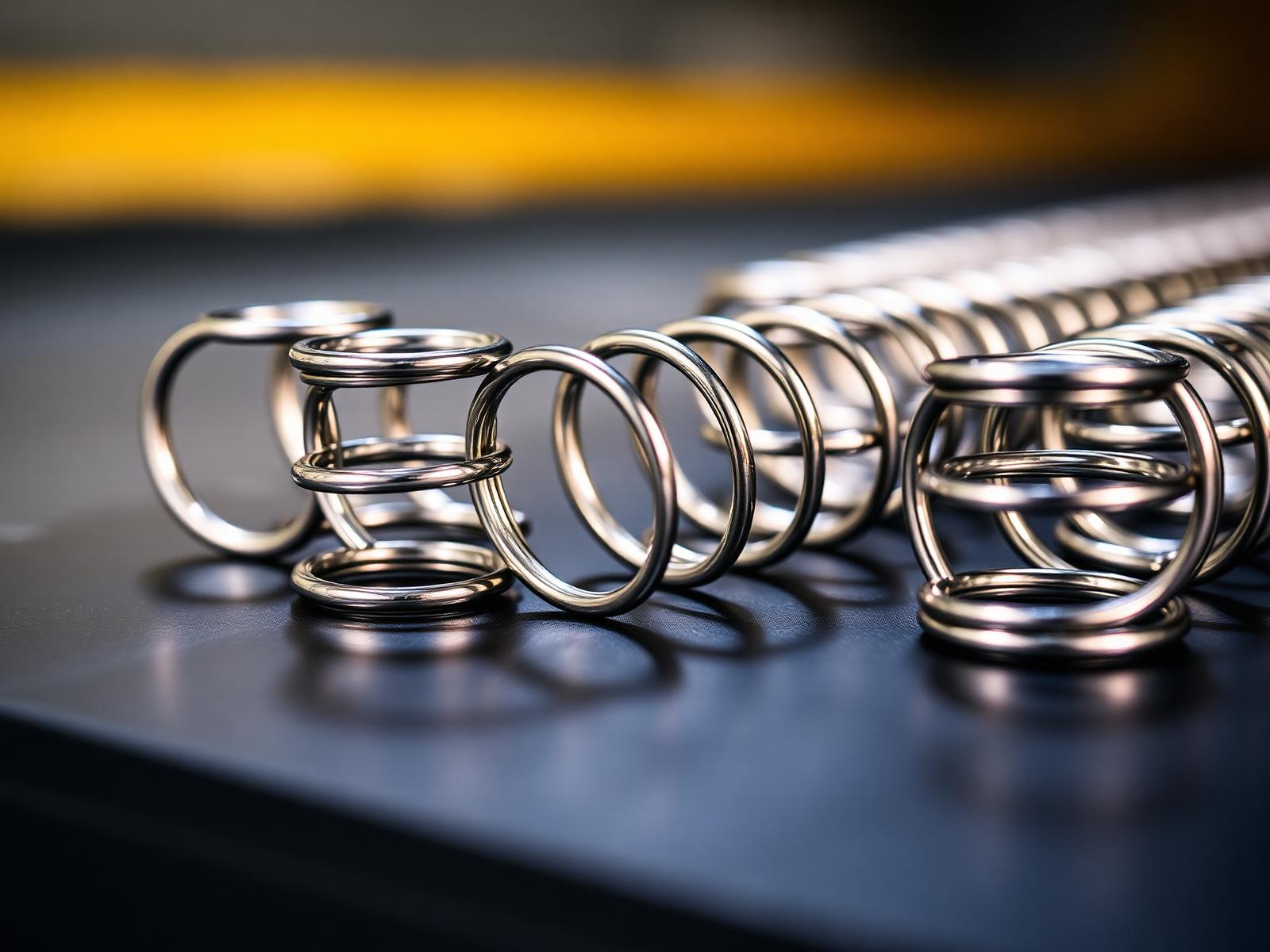 Precision compression springs manufactured by Rockford Spring